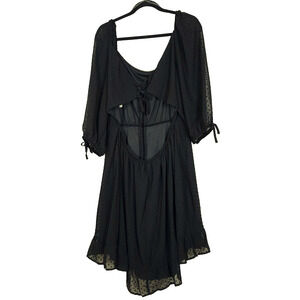 Speechless Lacey Long Sleeve Black Dress Size 2XL